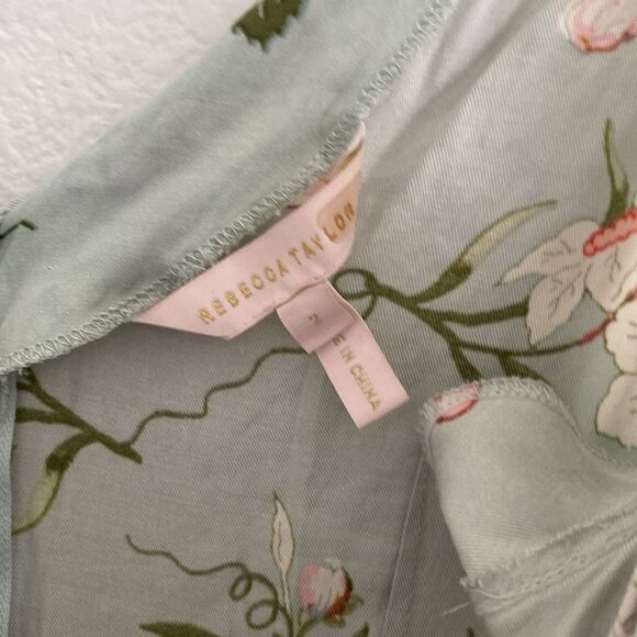 Rebecca Taylor Sleeveless Lita Silk Sun Dress Size 2 - Picture 5 of 8